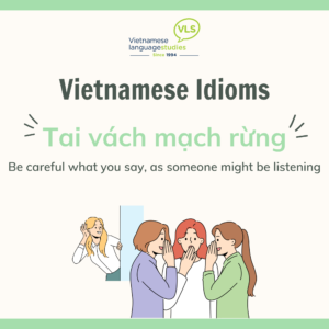 Common Vietnamese Idiom: Tai vách mạch rừng