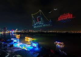 Experience the breathtaking drone light show to celebrate Reunification Day at HCMC!